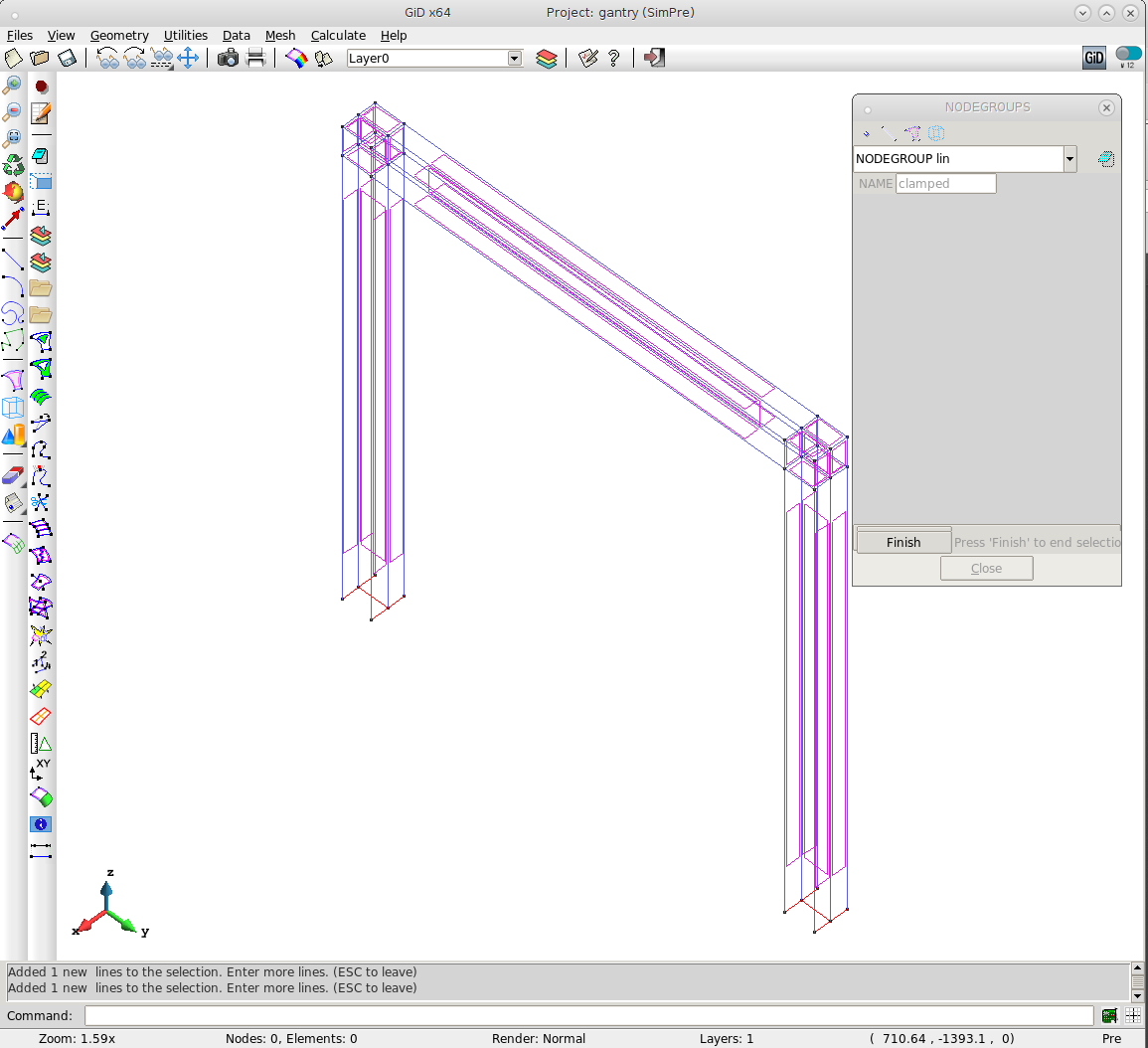 figure SimPlas/postinstallation/workedexampless/gantry.gid/clampedbottom.png