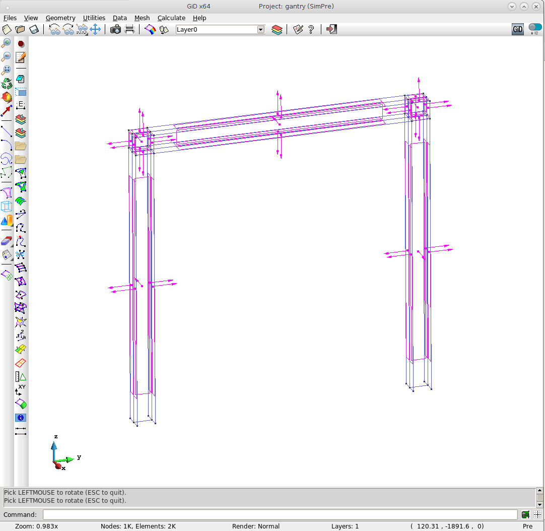 figure SimPlas/postinstallation/workedexampless/gantry.gid/normals.png